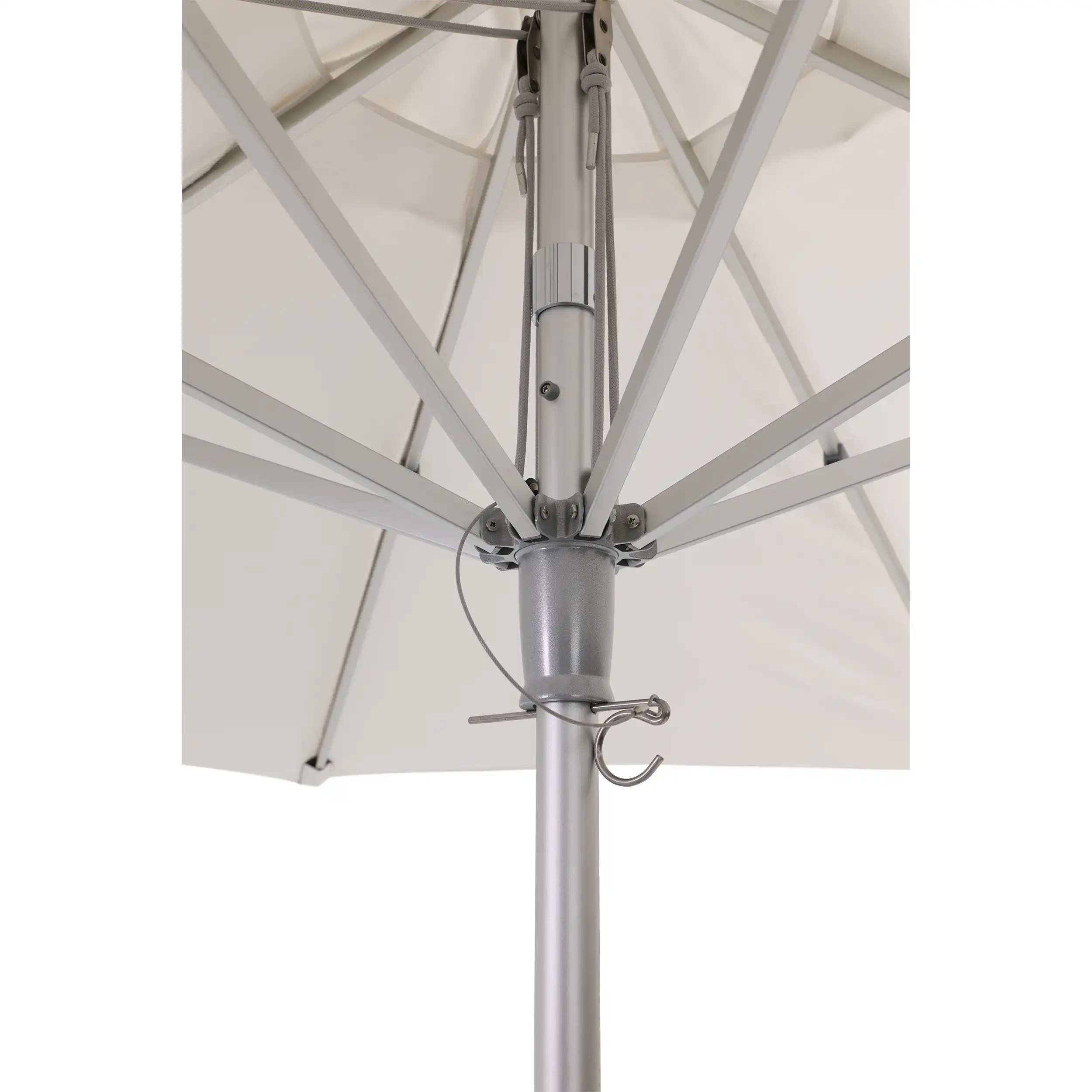 10' Commercial Octagonal Valencia Market Umbrella - Natural - Image 4