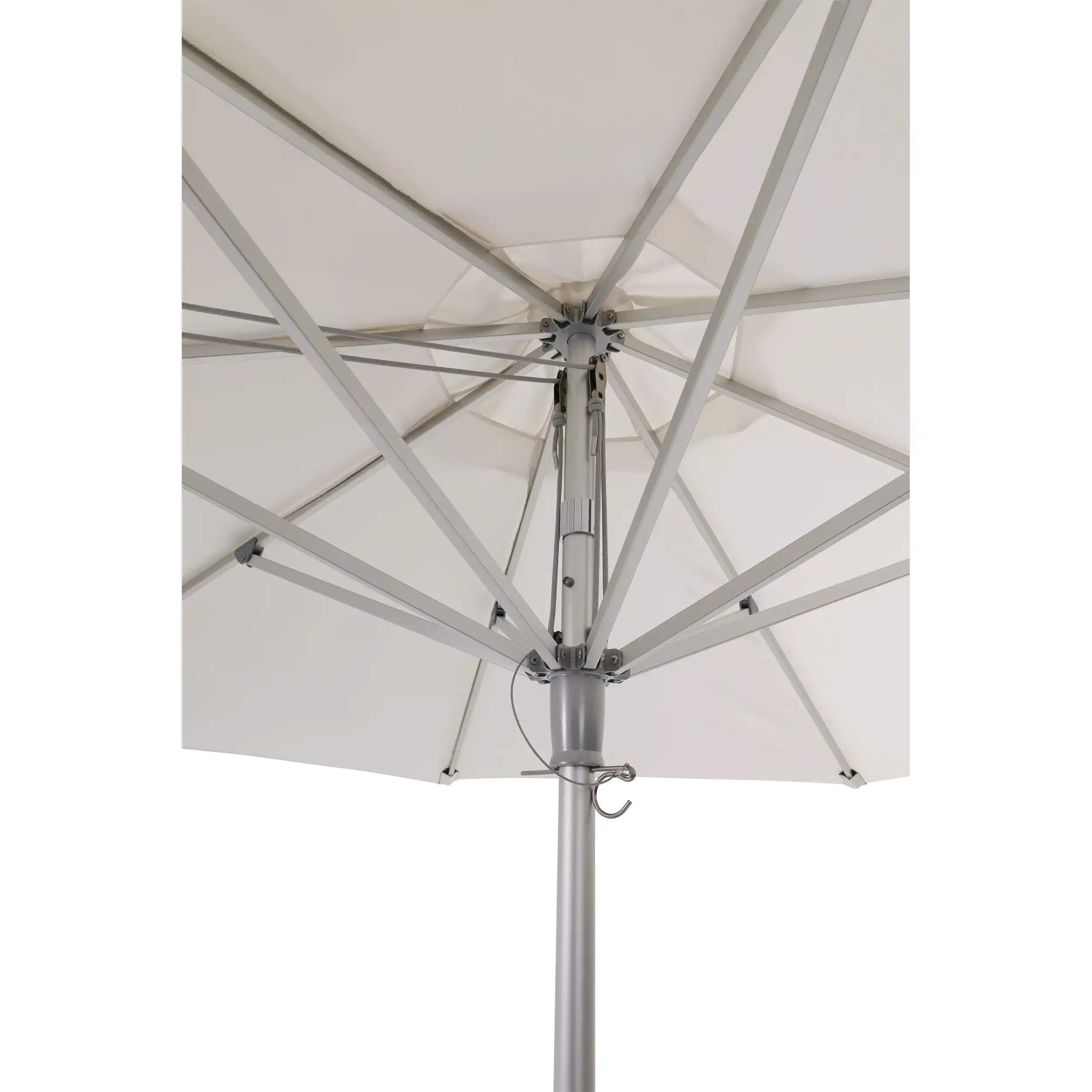 10' Commercial Octagonal Valencia Market Umbrella - Natural - Image 5