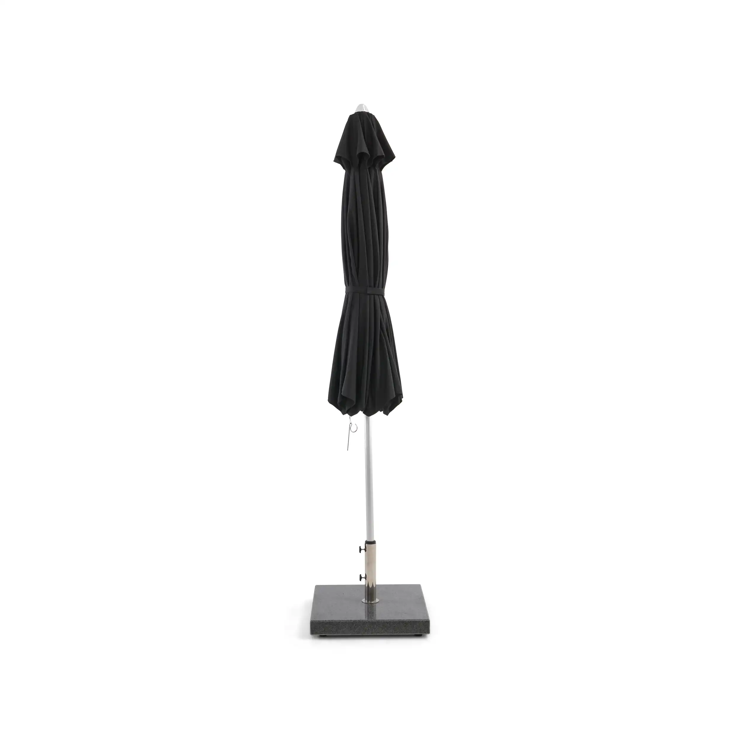 10' Commercial Octagonal Valencia Market Umbrella - Black - Image 3