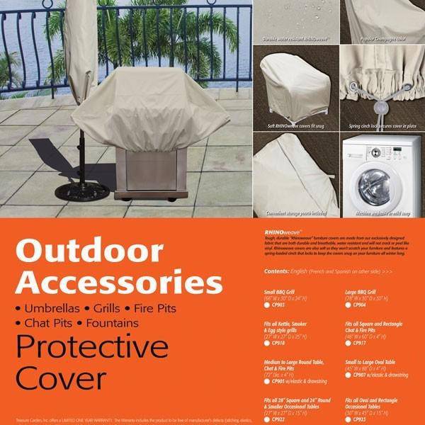 XL Rectangle Elastic Fire Pit/Coffee Table Cover - Image 3