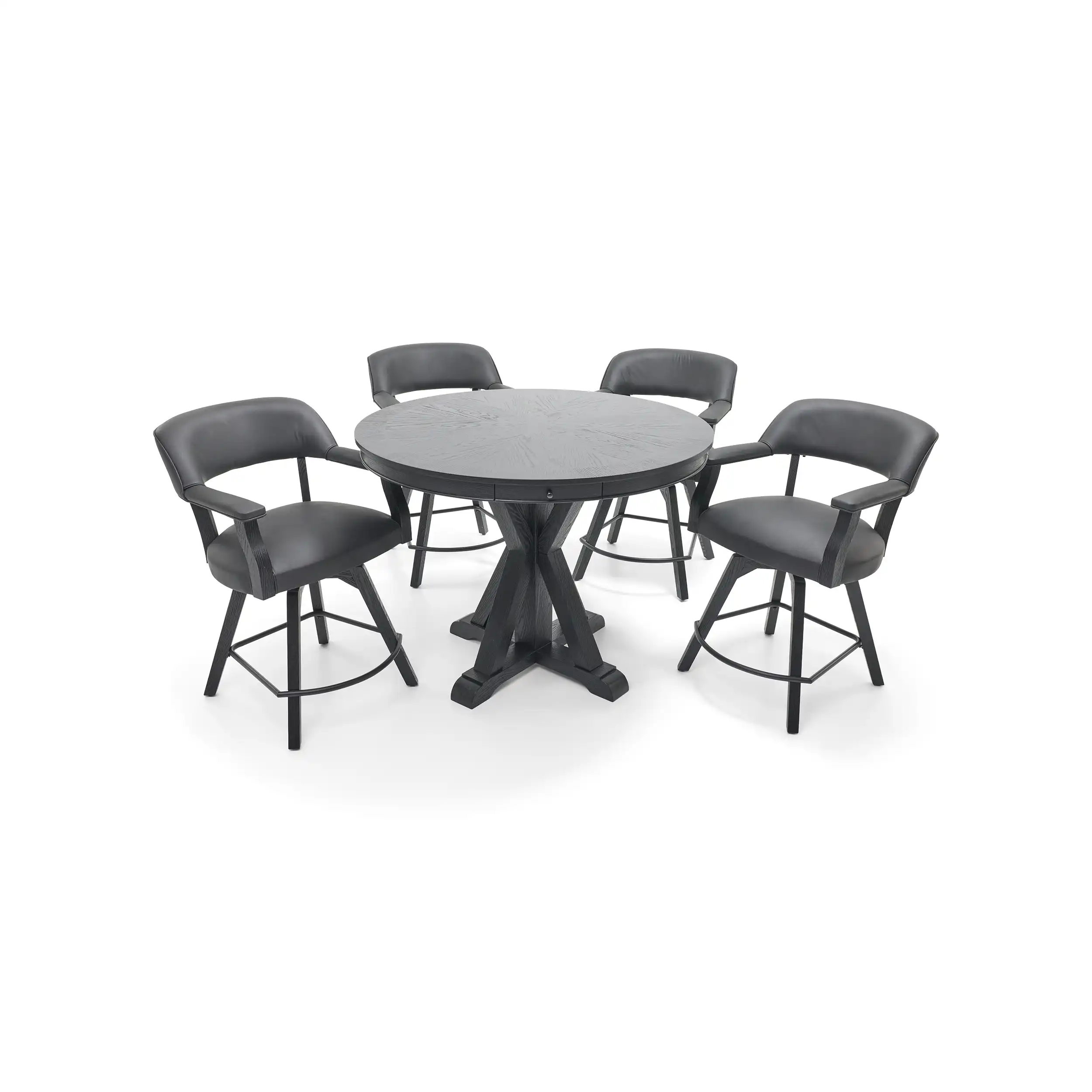 Rowan 5 Piece Counter Height Flip Top Game Set