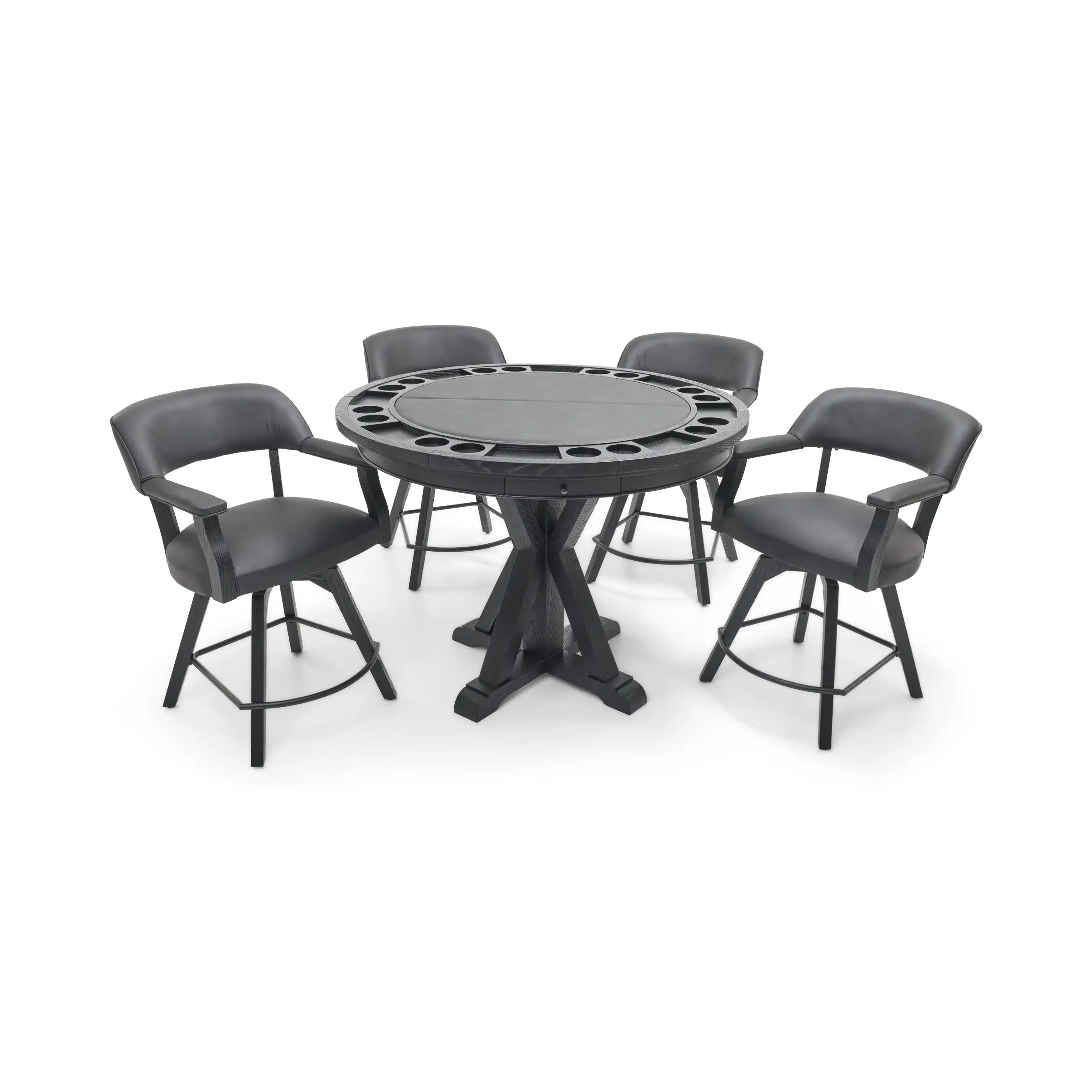 Rowan 5 Piece Counter Height Flip Top Game Set - Image 4